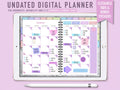 Undated Digital Planner - Purple